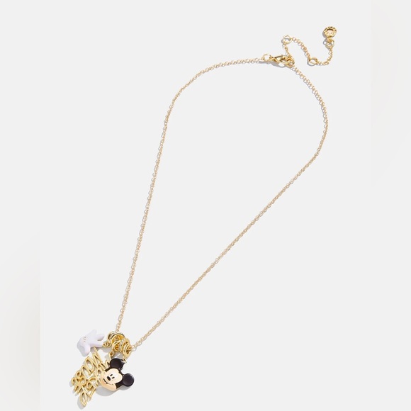 BaubleBar Disney Mickey Mouse Cluster Charm Necklace NWT - Picture 4 of 5